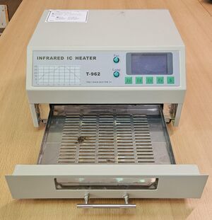 Reflow Oven T-962 with open tray
